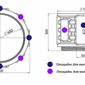 Фото-33333 Колодец сборный КН-780 (М) /1000  ПОЛИМЕР-ГРУПП