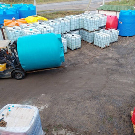 Фото-33603 Пластиковая вертикальная емкость 7000 литров (7 м3) Спутник Агро