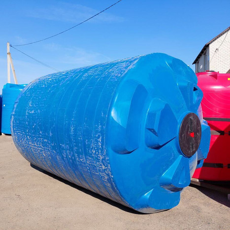 Фото-33595 Пластиковая вертикальная емкость 15000 литров (15 м3) Спутник Агро