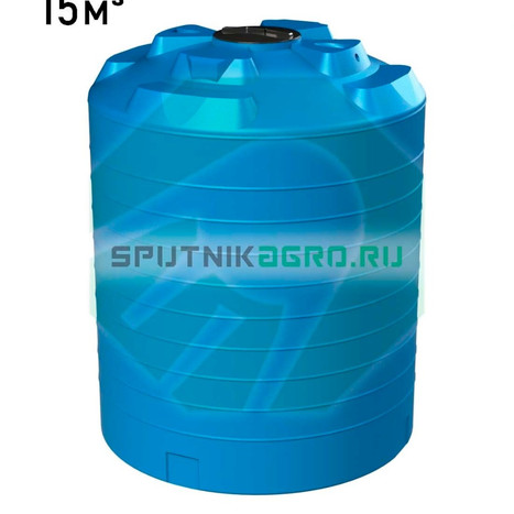 Фото-34215 Пластиковая вертикальная емкость 15000 литров (15 м3) Спутник Агро