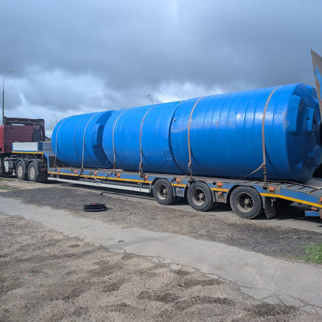 Фото-34375 Пластиковая вертикальная емкость 15000 литров (15 м3) Спутник Агро