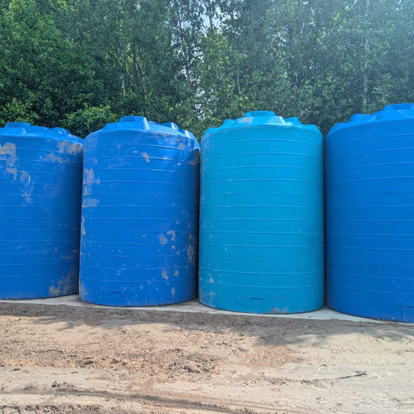 Фото-34383 Пластиковая вертикальная емкость 15000 литров (15 м3) Спутник Агро