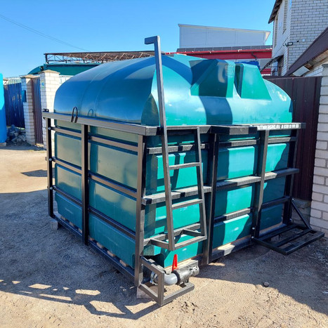 Фото-34291 КВ6000Х1 Транспортная кассета одинарная 6000 литров (6 м3) - КАС. Спутник Агро.