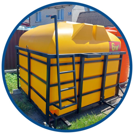 Фото-33751 КВ6000Х1 Транспортная кассета одинарная 6000 литров (6 м3) - КАС. Спутник Агро.
