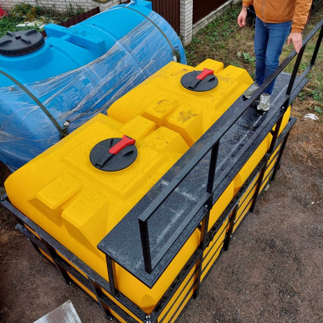 Фото-33859 Кассета КВ-5000х2 для КАС. Резервуар объемом 10000 литров (10 м3).