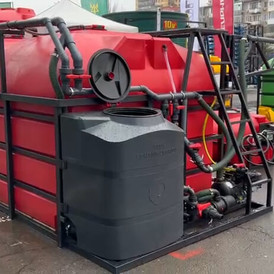 Фото-34127 МОБИЛЬНЫЙ РАСТВОРНЫЙ УЗЕЛ (РУТМ) 12000 литров (12 м3) - базовая комплектация без м/п. Спутник Агро.