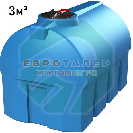 Фото-33963 Горизонтально-цилиндрическая усиленная емкость ГЦУ-3000