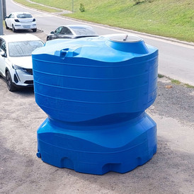 Прямоугольная емкость ВП-10000 литров (10 м3) Спутник Агро с адаптерами полного слива