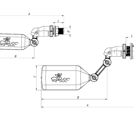 Фото-35047 Поплавковый клапан RS JET 1