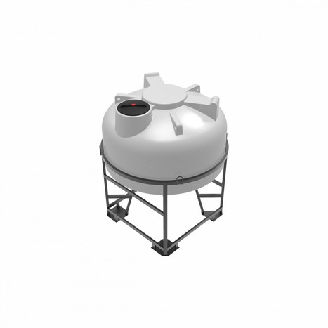 Фото-35115 Емкость Экопром ЦКТ 3000 л с патрубком 90мм под плотность до 1,2 г/см³ белая в обрешетке