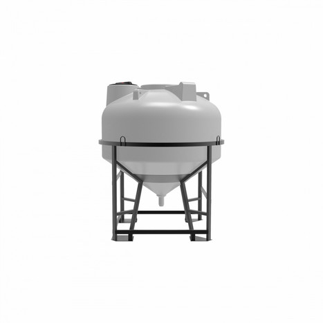 Фото-35119 Емкость Экопром ЦКТ 3000 л с патрубком 90мм под плотность до 1,2 г/см³ белая в обрешетке