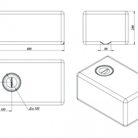 Фото-25558 Емкость ЭВП 50 литров белая