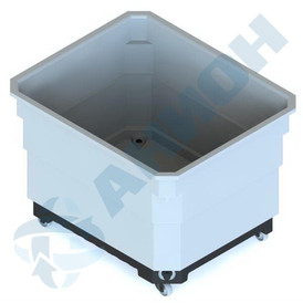 Контейнер 640 литров на подставке с колесами