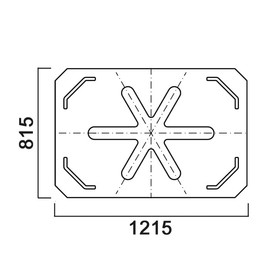 Фото-25214 Крышка на контейнер 500 литров