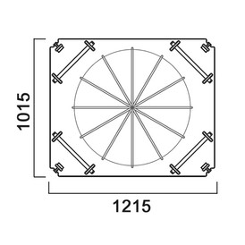 Фото-25226 Крышка на контейнер 640 литров