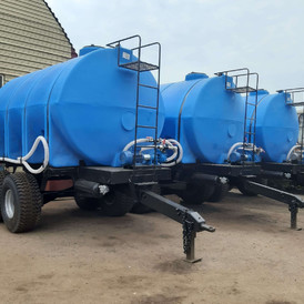 Фото-34123 Цистерна горизонтальная 11000 литров, с перегородкой, с дыхательным клапаном