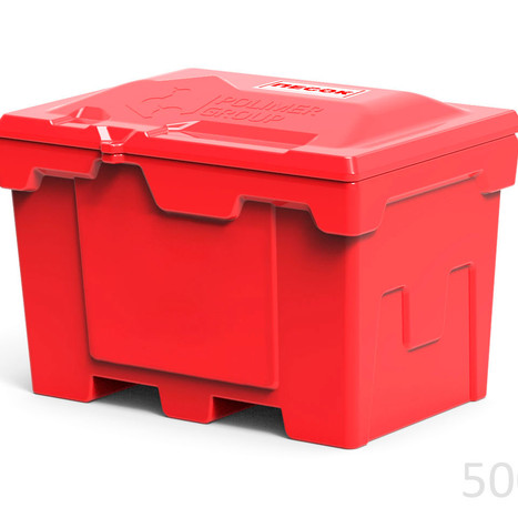 Фото-32534 ЯЩИК ДЛЯ ПЕСКА, СОЛИ И РЕАГЕНТОВ 500 литров (FB15005)