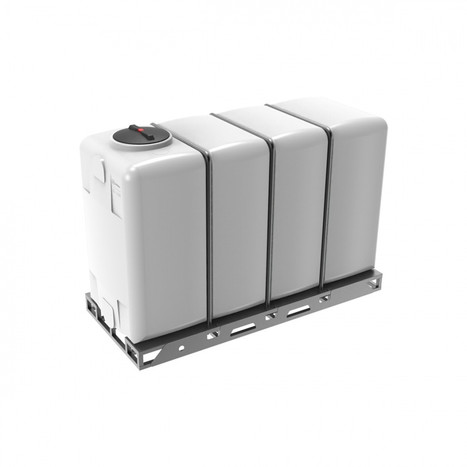 Фото-33811 Емкость KR 4000 литров белая в обрешетке