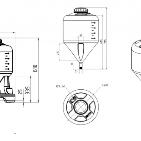 Фото-32086 Комплект ЦКТ 60 литров стандарт