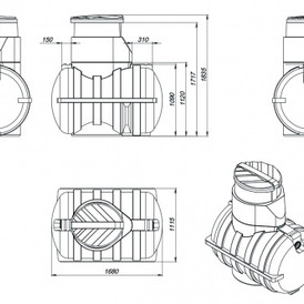 Фото-30438 Биофильтр Rostok плюс черный