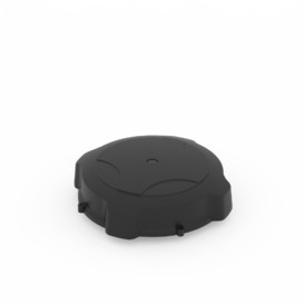 Крышка для емкости D240мм накидная c дыхательным клапаном пластик