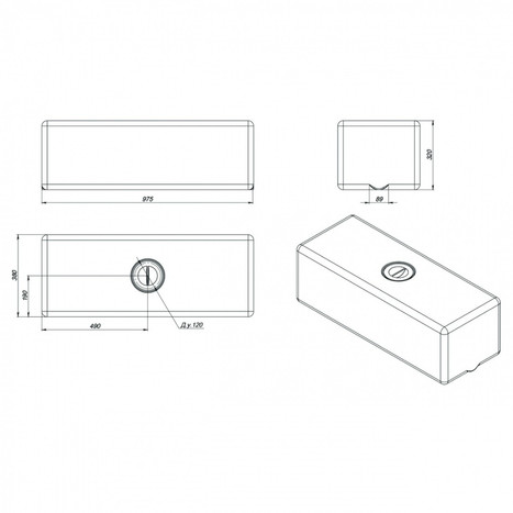 Фото-25862 Емкость ЭВП 100 литров белая
