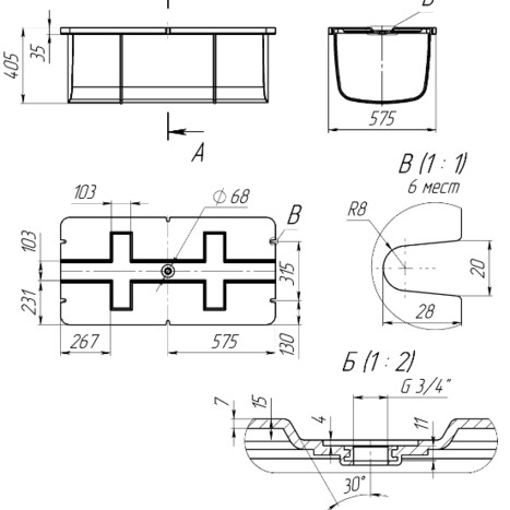Фото-33519 Модуль плавучести серый