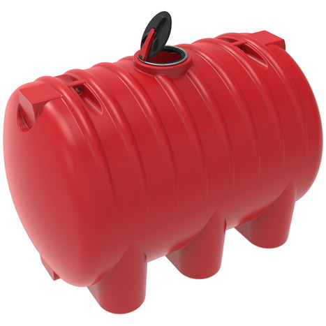 Фото-27806 Емкость КАС HR 8000 литров с откидной крышкой красный