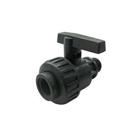 Кран шаровый G1/2 пластик ВР-НР