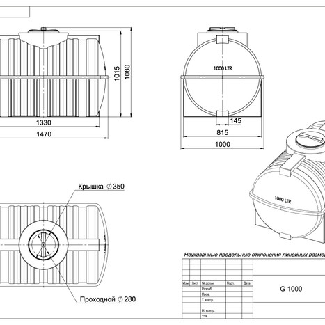 Фото-24138 Емкость G 1000 литров
