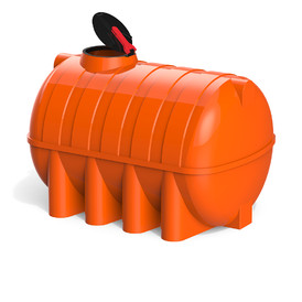 Емкость КАС G 2500 литров (откидная крышка)