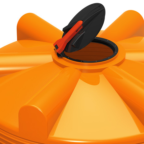 Фото-28014 Кассета  двойная с емкостями V 5000 (10000 литров) КАС с полным сливом.