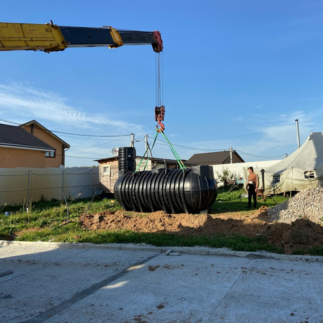 Фото-29978 Емкость Подземный модульный резервуар DL 9000 литров Полимер-Групп