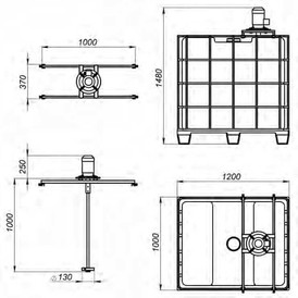 Фото-28022 Быстроходный миксер Микс DSL для еврокуба