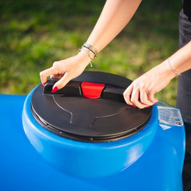 Фото-23290 Емкость H 500 литров синяя