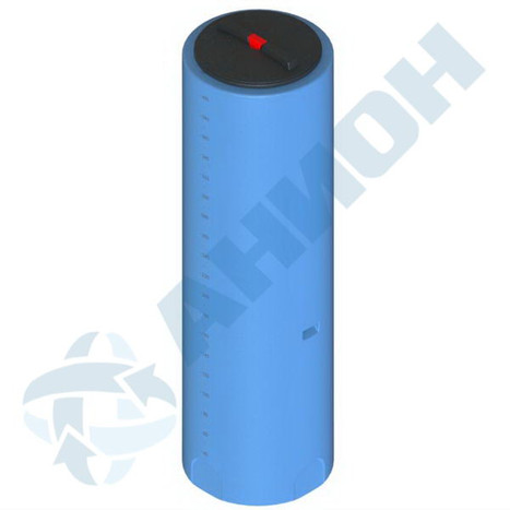 Фото-24242 Емкость цилиндрическая вертикальная 405 литров с дыхательным клапаном