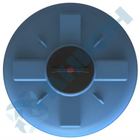 Фото-24342 Емкость цилиндрическая вертикальная 1000 литров с дыхательным клапаном