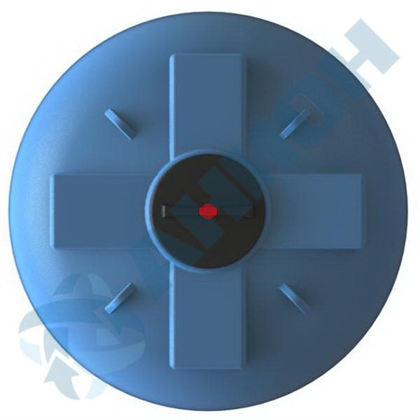 Фото-24398 Емкость цилиндрическая вертикальная 2000 литров с дыхательным клапаном