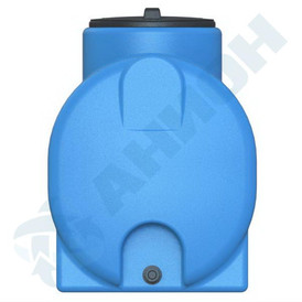 Фото-24610 Емкость цилиндрическая горизонтальная 300 литров с дыхательным клапаном и сливом