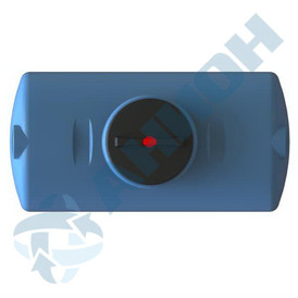 Фото-24638 Емкость цилиндрическая горизонтальная 750 литров с дыхательным клапаном и сливом