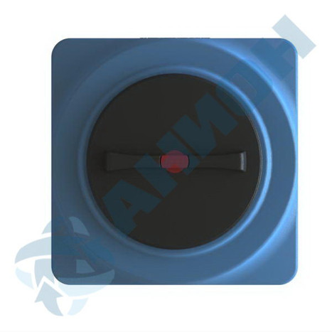 Фото-26126 Емкость прямоугольная вертикальная 500 литров с дыхательным клапаном и сливом