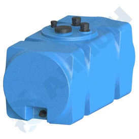 Емкость прямоугольная горизонтальная 250 литров для дизельного топлива со сливом