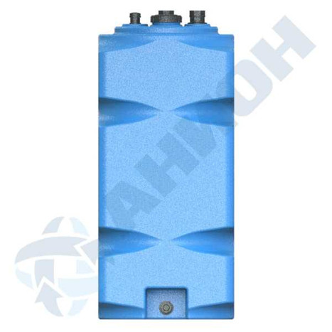 Фото-26194 Емкость прямоугольная вертикальная 250 литров для дизельного топлива со сливом