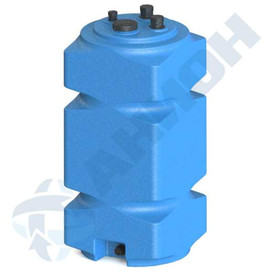 Емкость прямоугольная вертикальная 250 литров для дизельного топлива со сливом