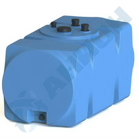 Емкость прямоугольная горизонтальная 500 литров для дизельного топлива со сливом