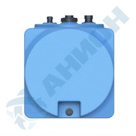 Фото-26210 Емкость прямоугольная горизонтальная 500 литров для дизельного топлива со сливом