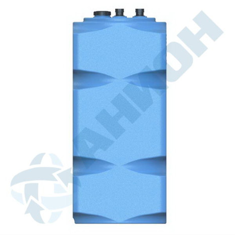 Фото-26234 Емкость прямоугольная вертикальная 500 литров для дизельного топлива со сливом