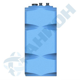 Фото-26234 Емкость прямоугольная вертикальная 500 литров для дизельного топлива со сливом