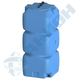 Фото-26250 Емкость прямоугольная вертикальная 800 литров для дизельного топлива со сливом