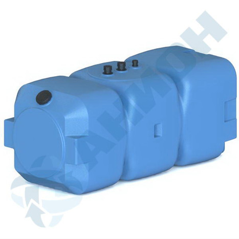 Фото-26258 Емкость прямоугольная горизонтальная 800 литров для дизельного топлива со сливом